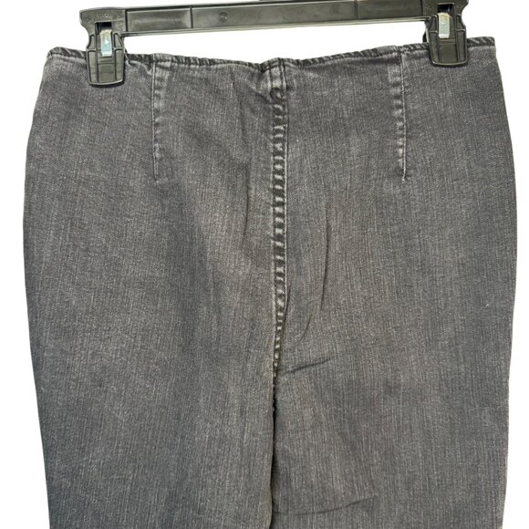 Wild Fable Black Lace Up Skinny Jeans Raw Hem Goth Punk Emo Metal Grunge Size 8 - Picture 9 of 9